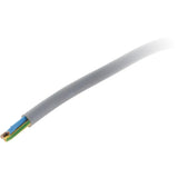 Câble d'alimentation électrique souple H05VV-F 3G2,5 mm² - gris - 60m - Zenitech