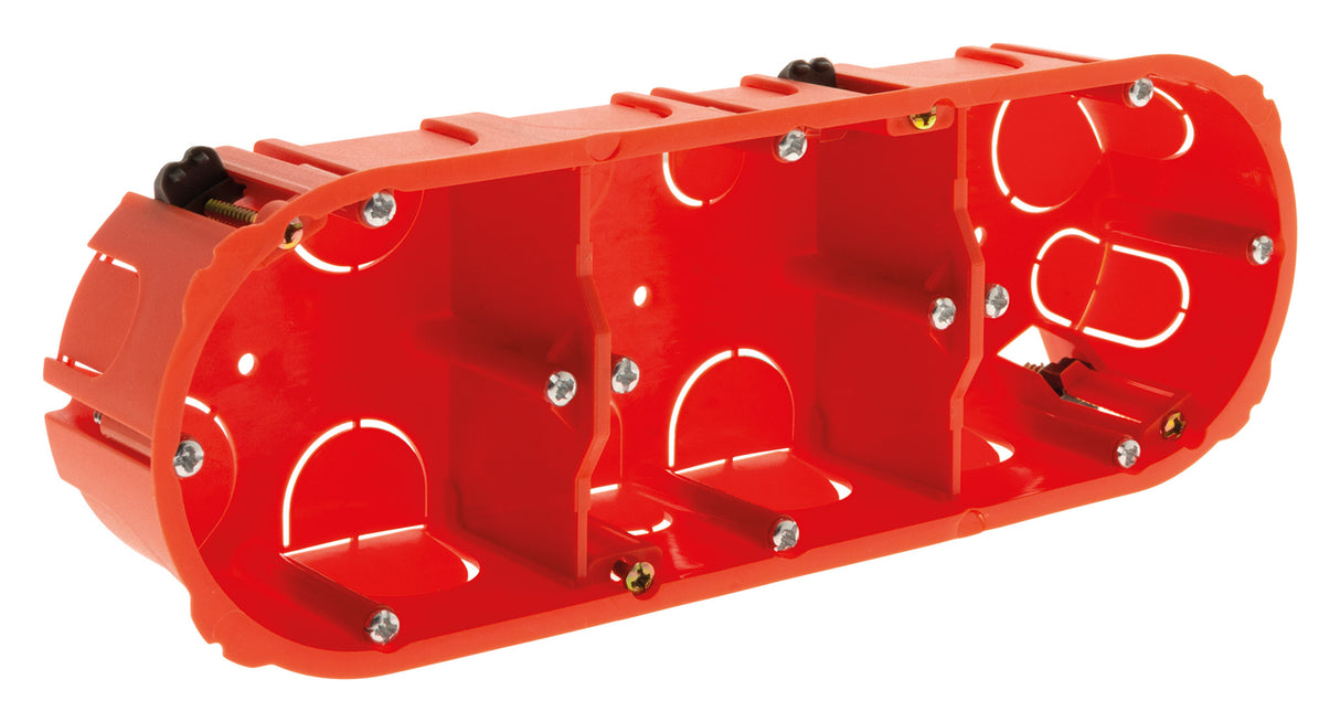 Triple boîte d'encastrement horizontale Ø65x40mm -Zenitech