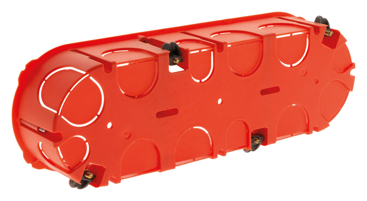 Triple boîte d'encastrement placo horizontale entraxe 71 mm – Zenitech