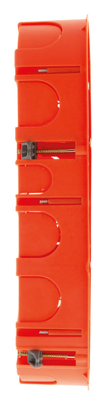 Triple boîte d'encastrement placo horizontale entraxe 71 mm – Zenitech