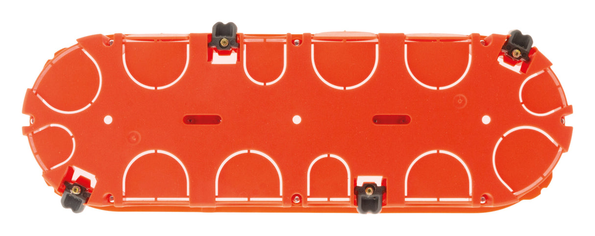 Triple boîte d'encastrement placo horizontale entraxe 71 mm – Zenitech