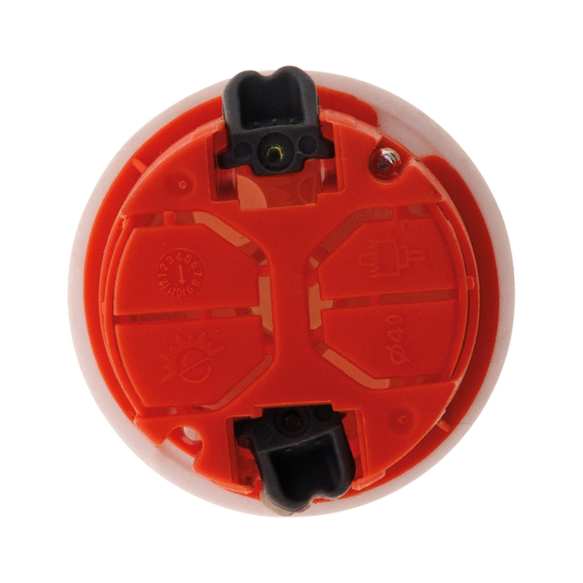 Lot de 5 boîtes applique murs creux placo Ø40x40mm - Rouge - Zenitech