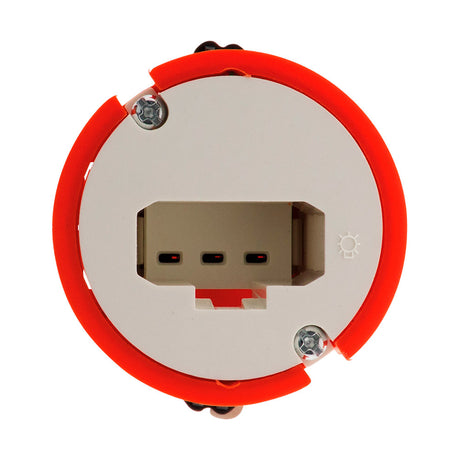 Boîte DCL applique murs creux placo Ø54mm - Rouge - Zenitech