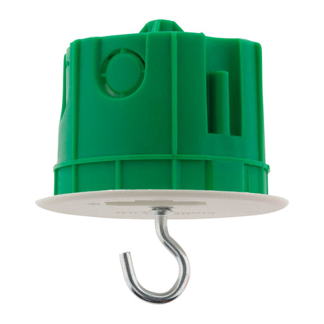 Boîte DCL point de centre murs pleins Ø65mm Vert - Blm