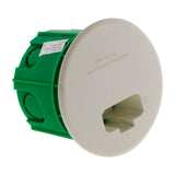 Boîte DCL point de centre murs pleins Ø65mm Vert - Blm