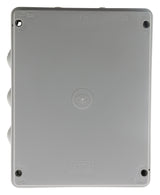 Boîte dérivation IP54 à visser 1/4 de tour 220 x 170 x 105mm - Gris - Zenitech