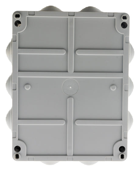 Boîte dérivation IP54 à visser 1/4 de tour 220 x 170 x 105mm - Gris - Zenitech