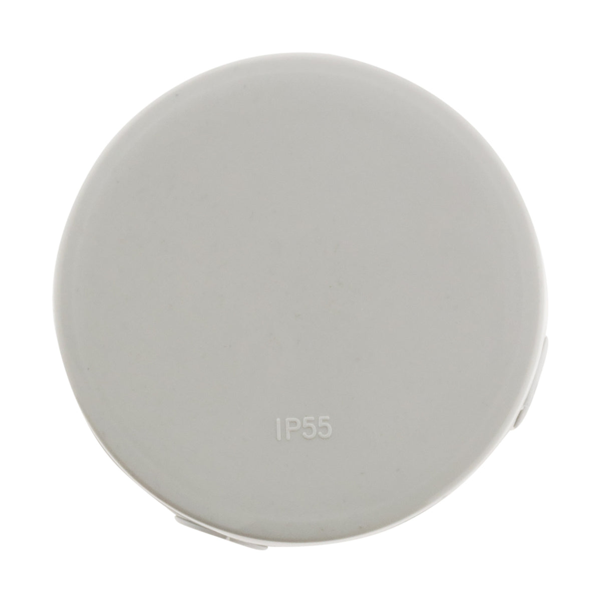 Lot 3 boîtes de dérivation IP55 Ø80x40mm - Gris - Zenitech