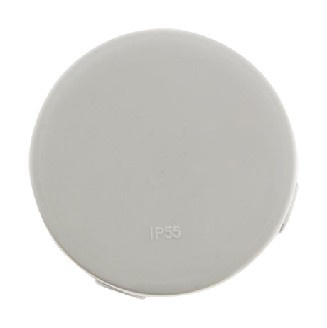 Lot 3 boîtes de dérivation IP55 Ø80x40mm - Gris - Zenitech