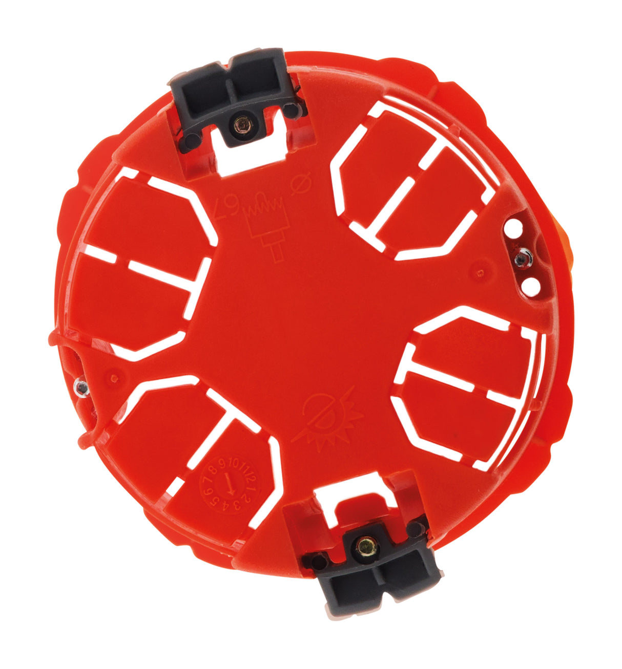 Lot de boîtes placo Ø65x40mm appareillage vis et griffes - Zenitech