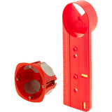 Lot de 40 boîtes d'encastrement No Air Box Multimat Ø67mm P.40mm + gabarit - Protec