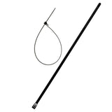 Lot de colliers réutilisables 7,6x 250mm - noir - Zenitech
