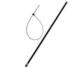 Lot de colliers réutilisables 7,6x 370mm - noir - Zenitech