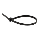 Lot de colliers réutilisables 7,6x 250mm - noir - Zenitech