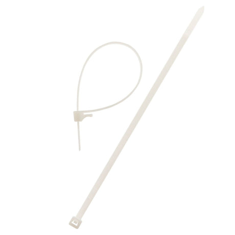 Lot de colliers de câblage 3,6x 140mm - transparent - Zenitech