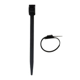 Lot de colliers de câblage 6x114mm noir - Zenitech