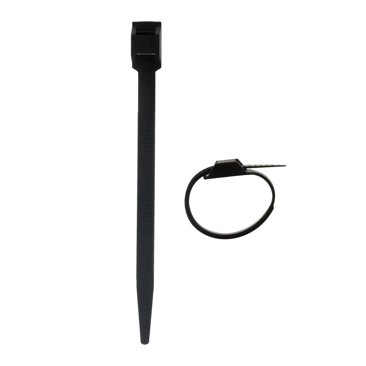 Lot de colliers de câblage 6x114mm noir - Zenitech