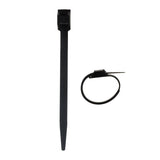 Lot de colliers de câblage 6x114mm noir - Zenitech