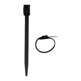 Lot de colliers de câblage 6x114mm noir - Zenitech