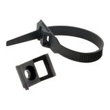 Lot de colliers de câblage 9x 180mm noir - Zenitech