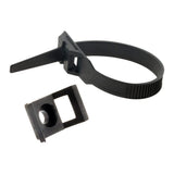 Lot de colliers de câblage 9x 180mm noir - Zenitech