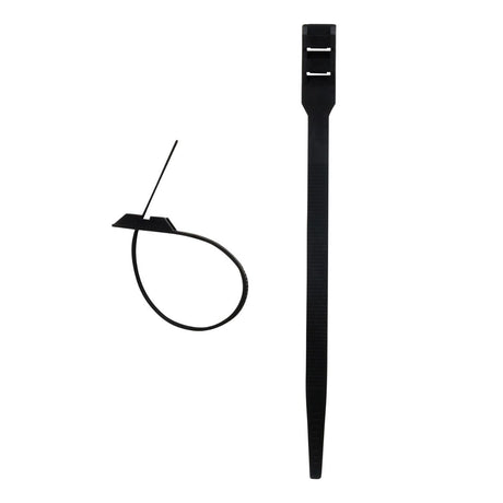 Lot de colliers de câblage 9x 180mm noir - Zenitech