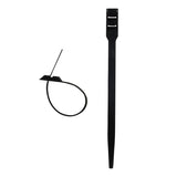 Lot de colliers de câblage 9x 180mm noir - Zenitech