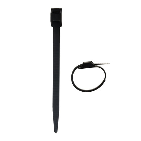 Lot de colliers de câblage 9x 260mm noir - Zenitech