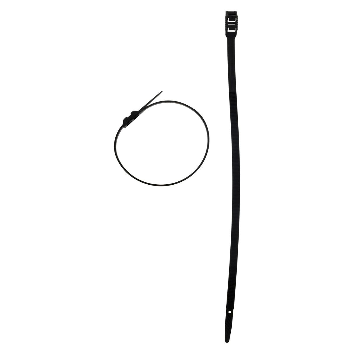 Lot de colliers de câblage 9x 260mm noir - Zenitech