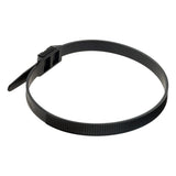 Lot de colliers de câblage 9x 260mm noir - Zenitech