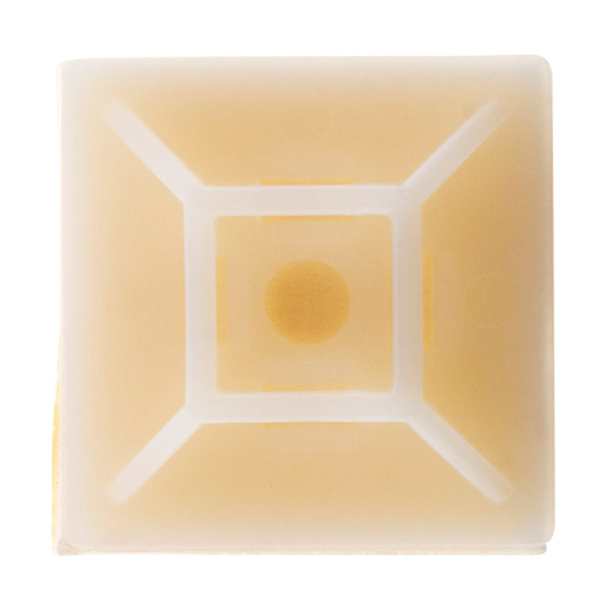 Lot de 10 embases adhésives colliers de câblage - Zenitech