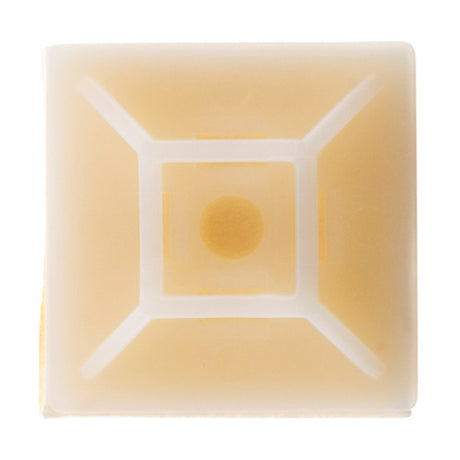 Lot de 10 embases adhésives colliers de câblage - Zenitech