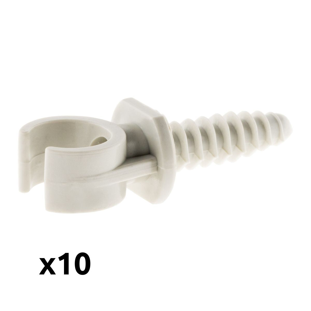 Lot de 10 clips avec chevilles - Zenitech