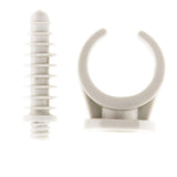 Lot de 10 clips avec chevilles - Zenitech