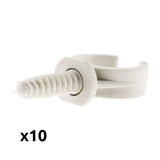 Lot de 10 clips avec chevilles - Zenitech