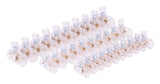 Barrette 5 bornes de connexions unipolaires - 2X2.5mm²/1X4mm²/2X6mm² - Blanc - Zenitech