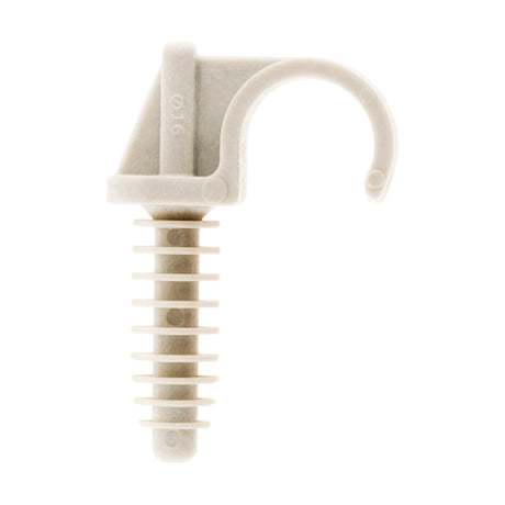 Lot de 10 fixe tubes gris - Zenitech