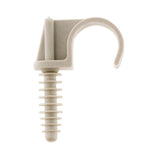 Lot de 10 fixe tubes gris - Zenitech