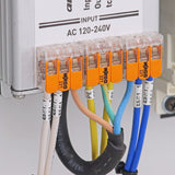 Lot de 3/5 bornes de raccordement S221 - 2/3/5 conducteurs leviers 6mm² - Wago