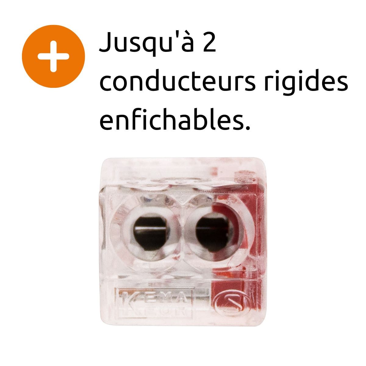 Mini borne S2273 avec 2/3/5/8 entrées et conducteurs 2,5mm² - Wago