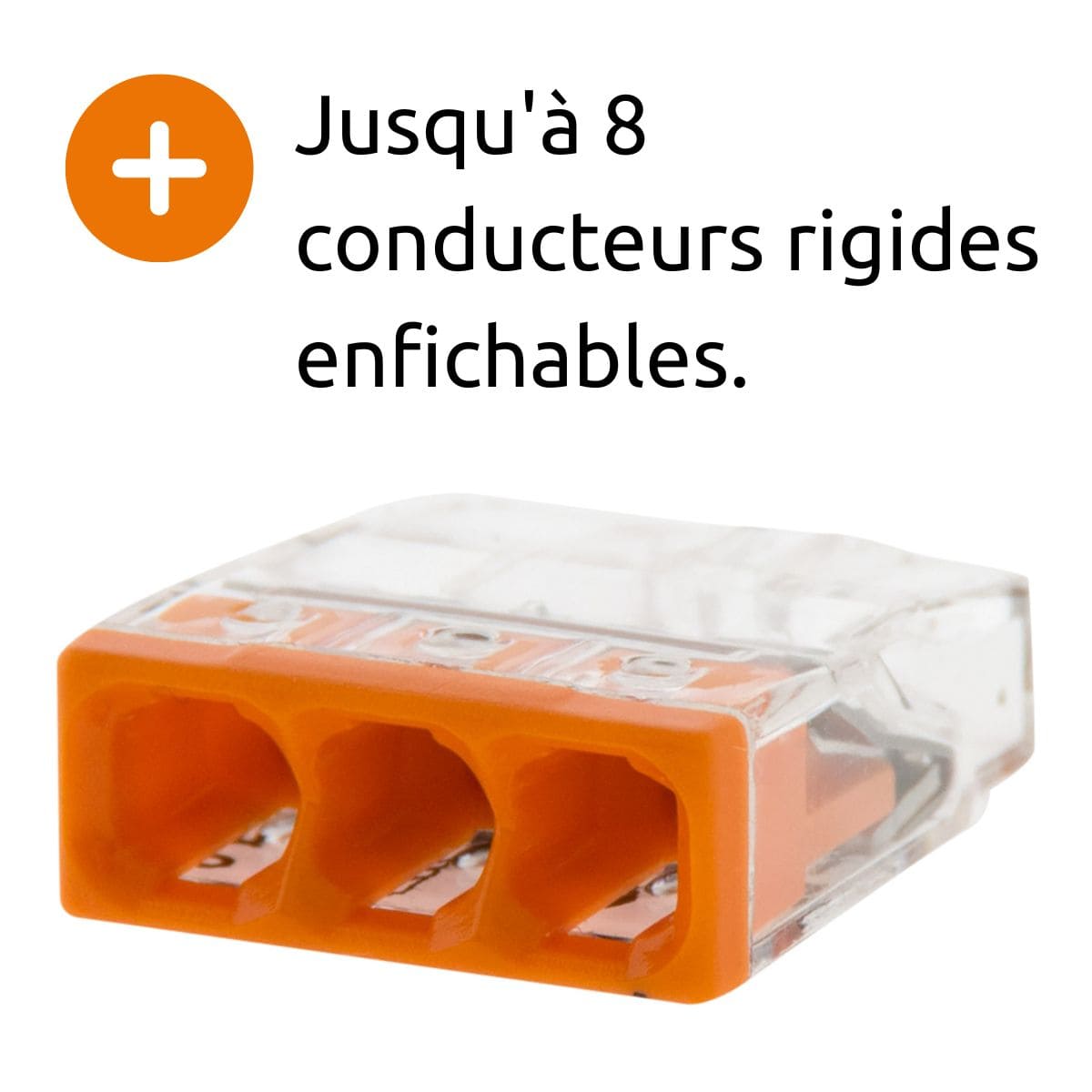 Lot de 10/15 bornes S2273 - 2/3/5/8 conducteurs 2.5mm² - Wago