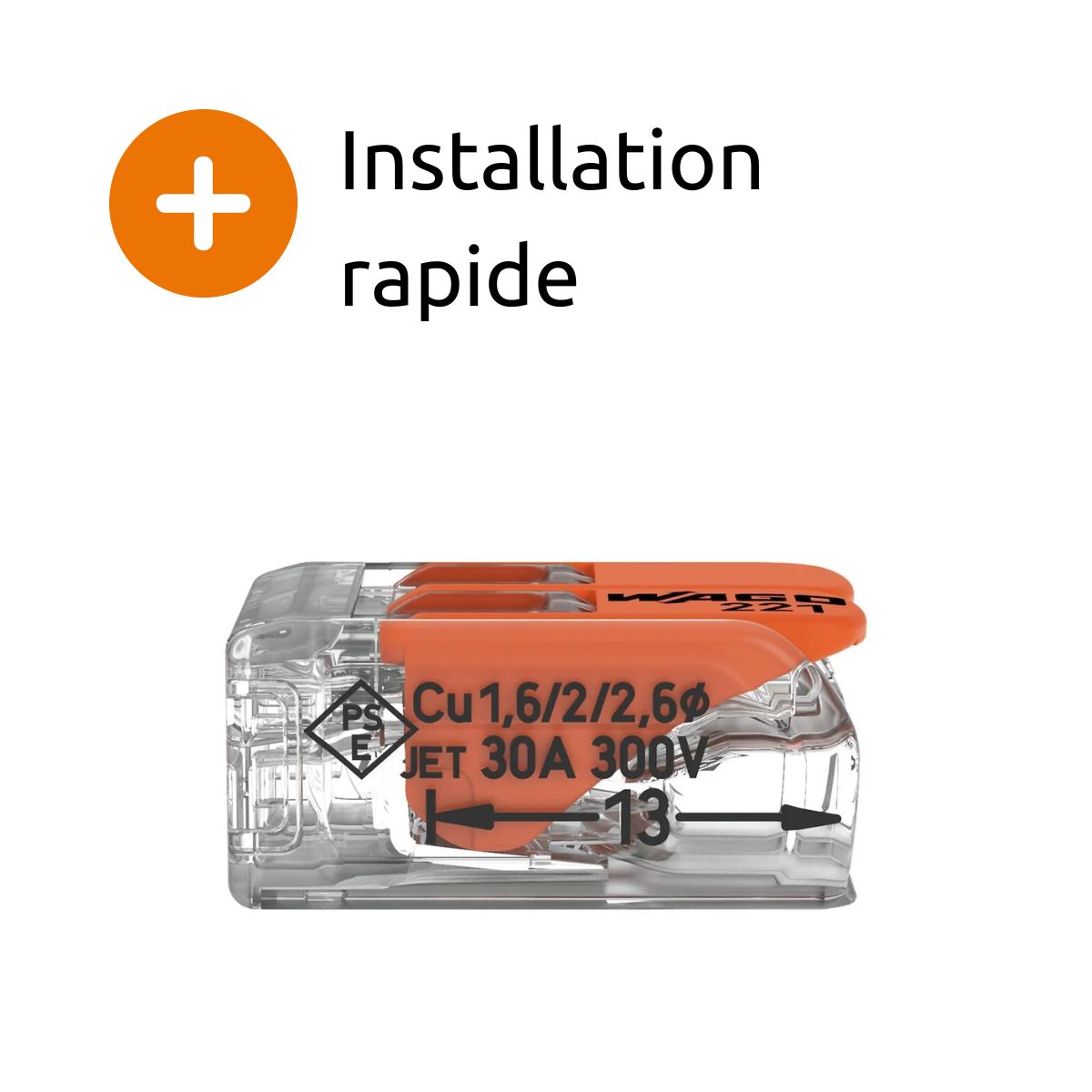 Borne de raccordement S221 Compact - 2/5 entrées - Wago