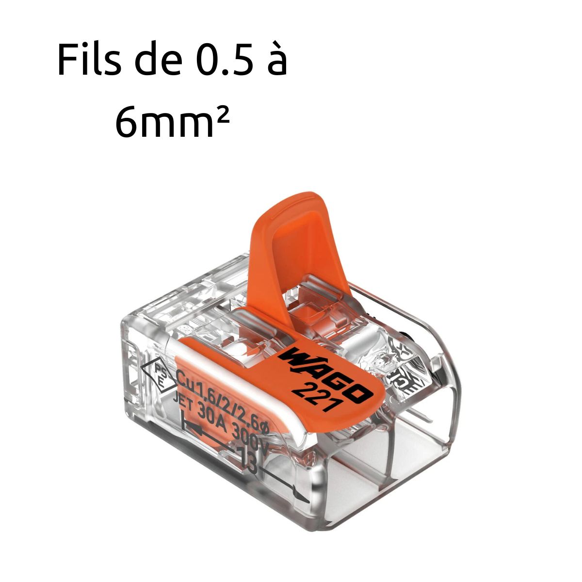 Borne de raccordement S221 Compact - 2/5 entrées - Wago