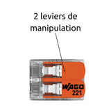 Borne de raccordement S221 Compact - 2/5 entrées - Wago