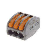 Lot de 30/50 bornes automatiques à cliquet S222 - 2/3/5 entrées  4mm² - Wago