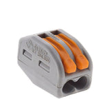 Bornes automatiques à cliquet S222 - fils rigides et souples 4mm² - Wago