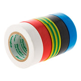 Lot de 5 adhésifs 15mm x 10m 5 couleurs - Zenitech