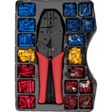 Pince à sertir/coupante + fixations + 500 cosses - Zenitech