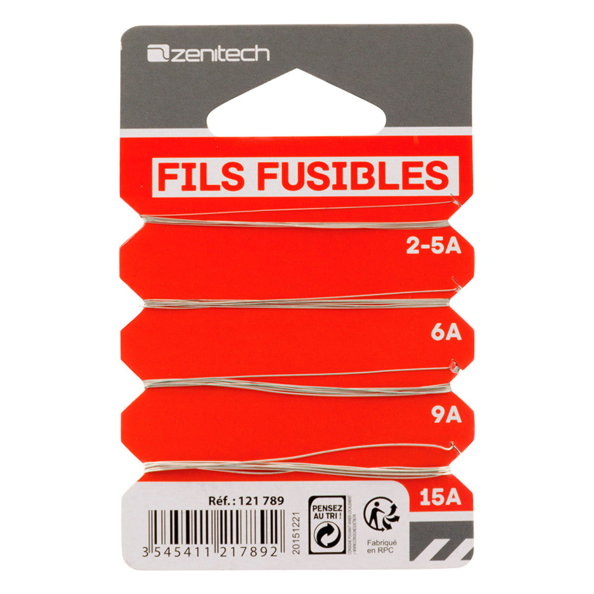 Fils fusibles - norme CE - Zenitech