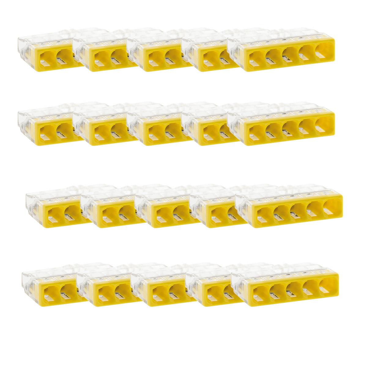 Sachet de 10/20 bornes 2/8 entrées 2273 - Wago